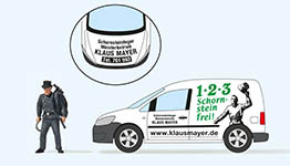 023-33267 - H0 - Schornsteinfeger. Volkswagen Caddy